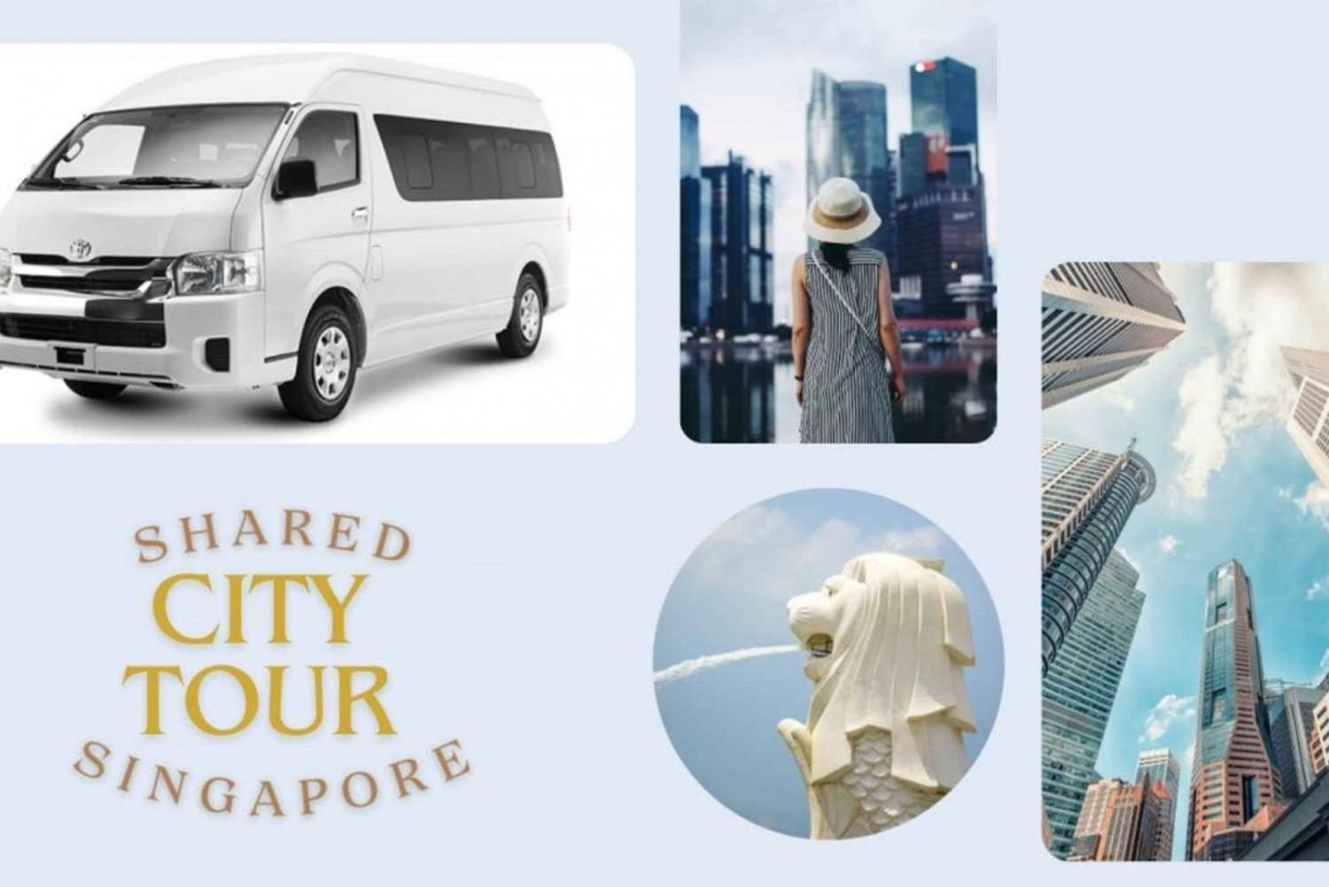 Singapore: Shared City Tour by Van/Bus