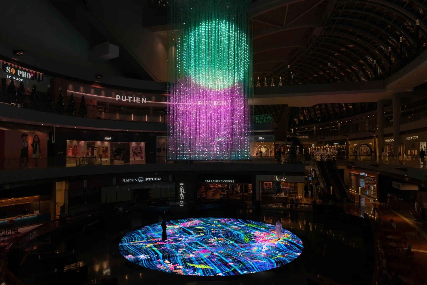 Digital Light Canvas by teamLab at Marina Bay Sands