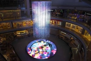 Tela di luce digitale di teamLab a Marina Bay Sands