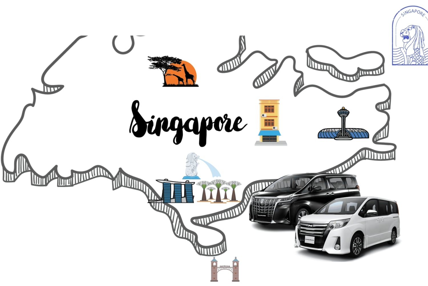 Singapore: esplora la città al tuo ritmo (tariffa oraria)