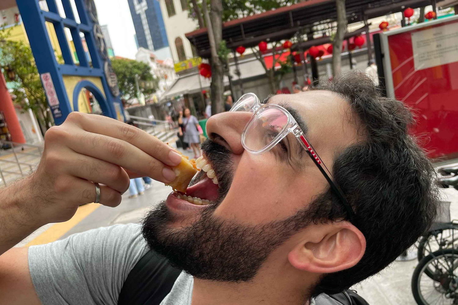 Singapore: Tour gastronomico e in bicicletta - Centro città