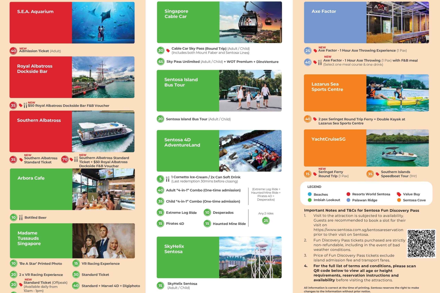 Singapur: Fun Discovery Pass Sentosa