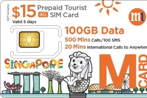 Singapore: M1 Tourist SIM Simcard