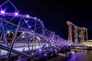 Singapur: Tour a pie nocturno por Marina Bay