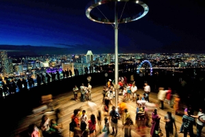 Singapore: Night Tour with River Cruise, SkyPark & Spectra