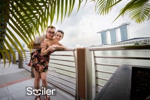 Singapore: Professionele fotoshoot in het Merlion Park