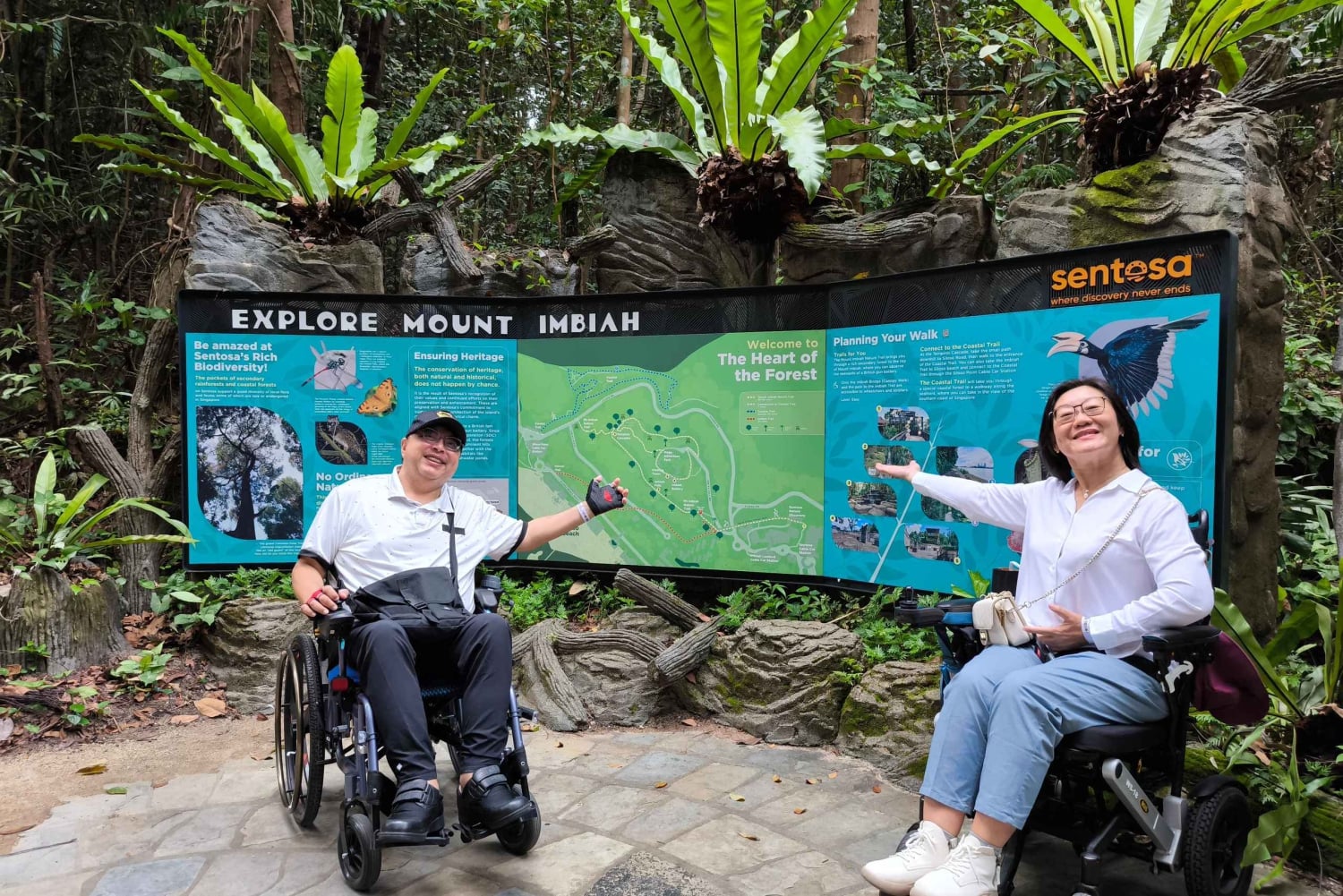 Singapore: Tur til Sentosa Island med kørestolsadgang