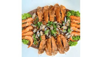 Singapour : Packages de fruits de mer Shrimp Prawn F&B