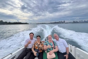 Excursion en hors-bord « Frissons et détente dans les îles du sud de Singapour »