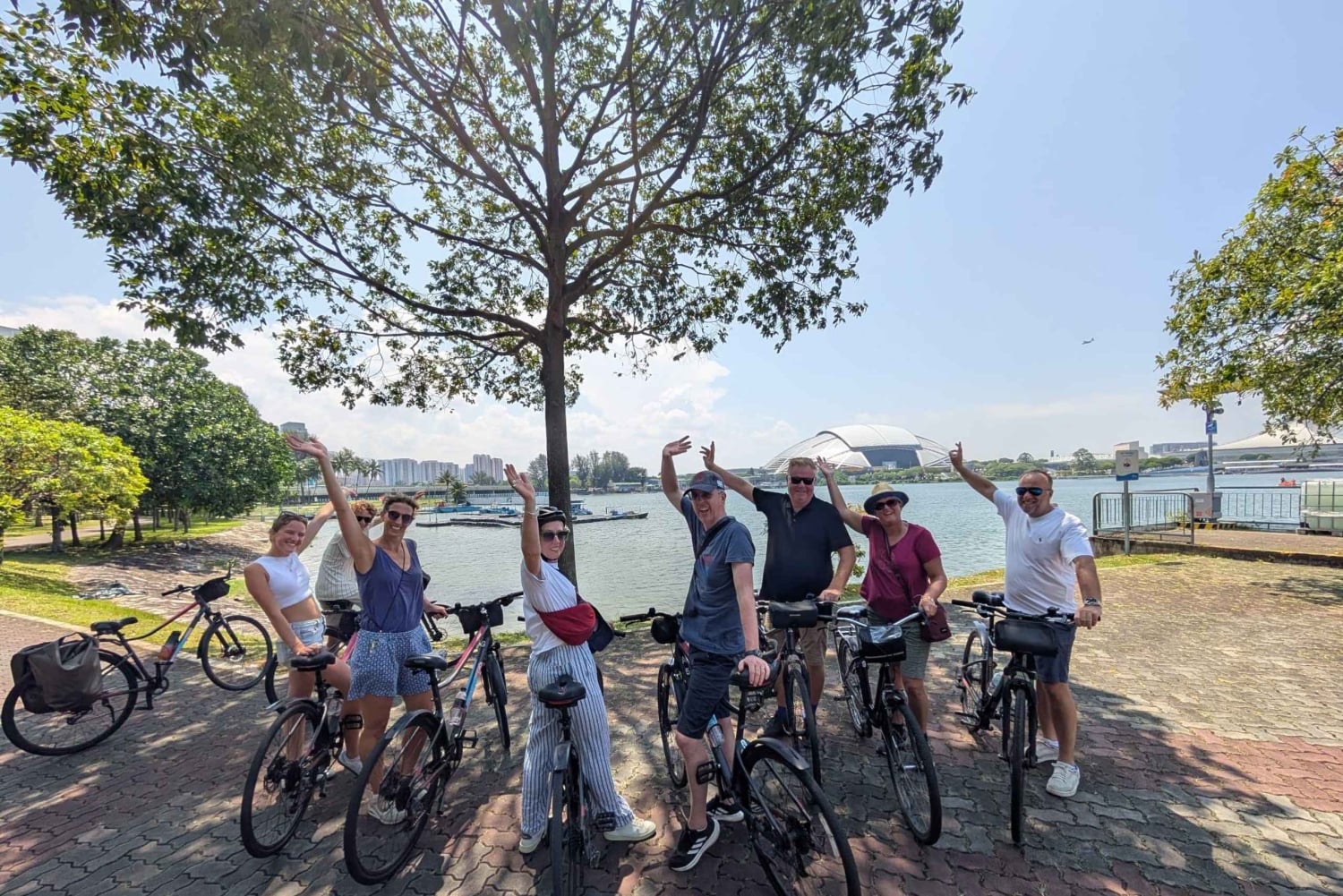 Singapore: Cykeltur i solnedgången med Hawker Food Experience