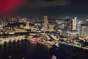 Singapur: Paseo en Crucero por el Río de la Puesta de Sol y Espectáculos de Luces