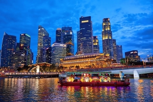 Singapore: Elvecruise i solnedgang og glitrende lysshow