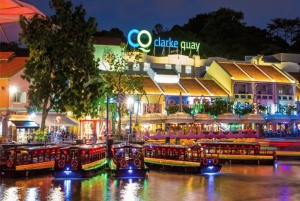 Singapore: Elvecruise i solnedgang og glitrende lysshow