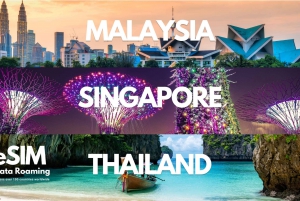 Singapore, Thailand & Malaysia: Unlimited Mobile Data eSIM