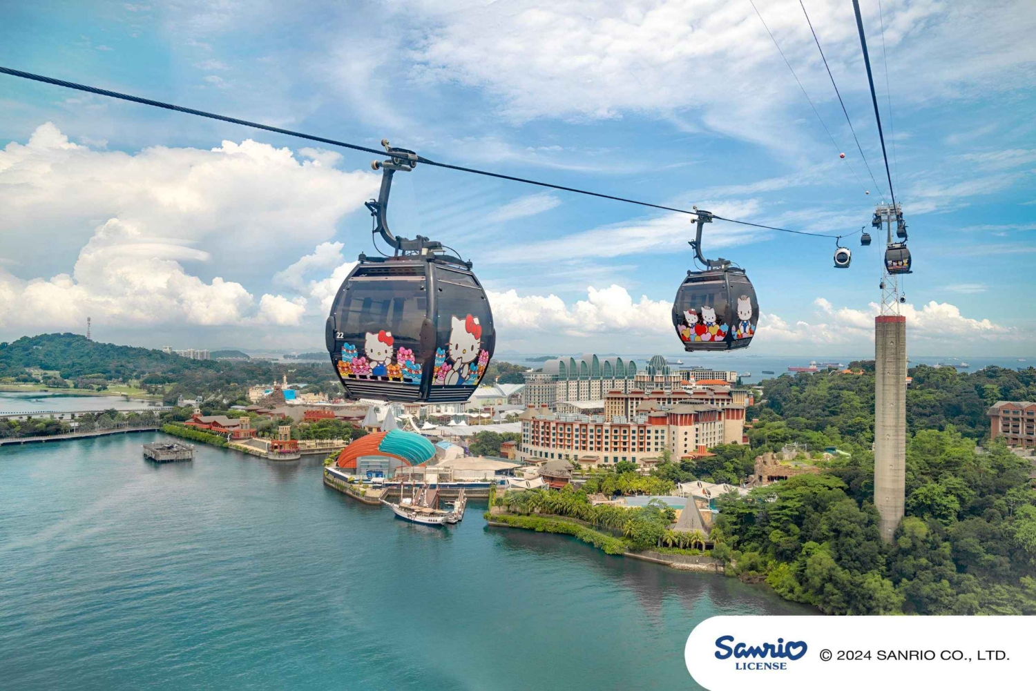 Singapur: Comida en caja de tostadas + Combo Sentosa Cable Car Sky Pass