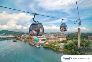 Singapur: Comida en caja de tostadas + Combo Sentosa Cable Car Sky Pass