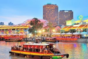 Singapore: Twilight Tour with River Cruise and Light Shows