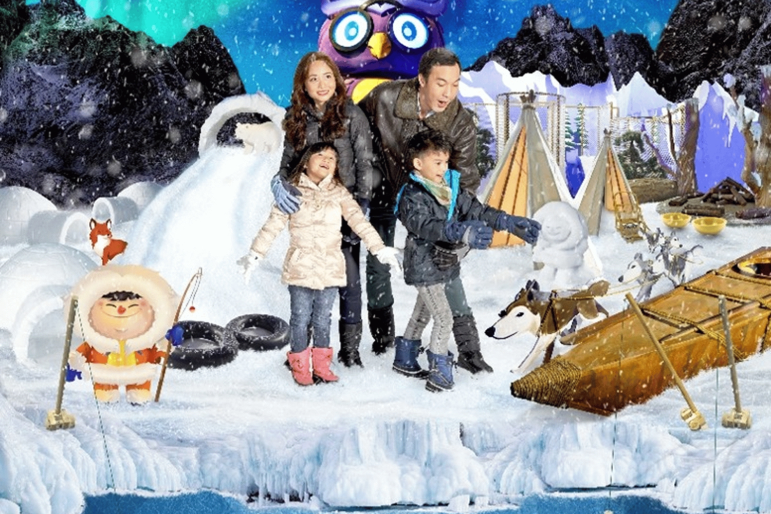 Biglietto di gioco di 1 ora per la Città delle Nevi di Singapore