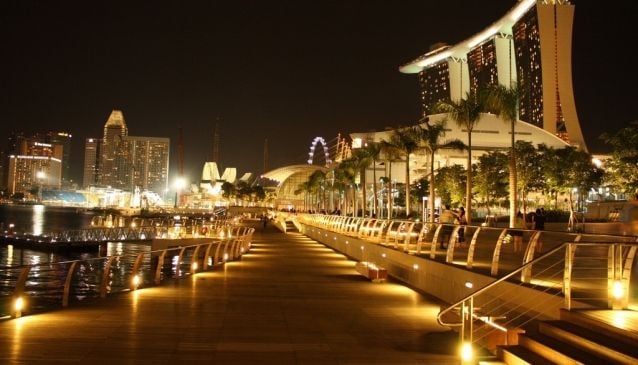 The Promontory Walkway in Singapore