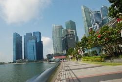 Central Business District, new Skyscrapers, Singapore
