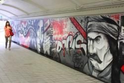 Underpass Art along the Singapore River