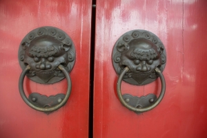 Chinese Door Handles Buddha Tooth Relic Temple