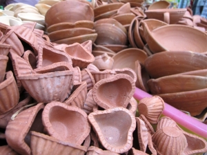 Deepavali Oil Lamps 