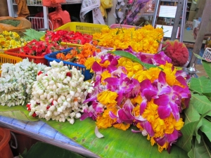 Offering Flowers in Little India 