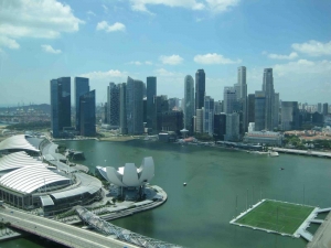 View of Marina Bay from Top