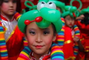 Young performer during Chinese New Year 2012