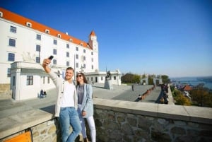 Bratislava: 1,5 timers byvandring med slottsbillett