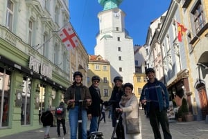 Bratislava: Rundtur med elscooter