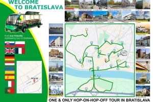 Bratislava : billet pour une visite en bus à arrêts multiples d'une jounée