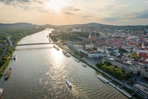 Tour privato a piedi del centro storico di Bratislava con crociera sul Danubio