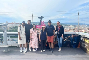 Bratislava: Old Town & UFO Bridge Evening Walking Tour
