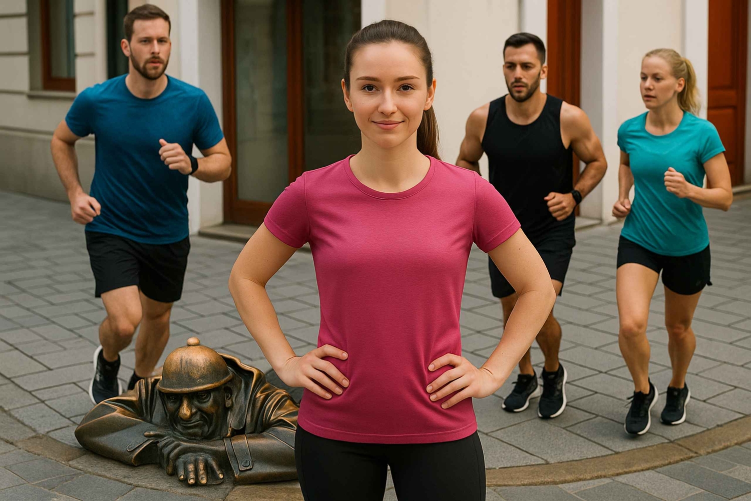 Bratislava: Lauftour mit Blick auf Altstadt und Burg