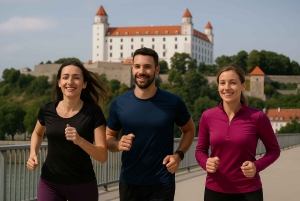 Bratislava: Lauftour mit Blick auf Altstadt und Burg