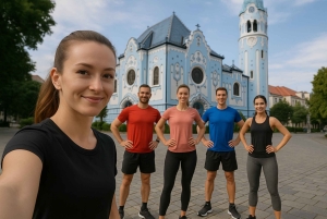 Bratislava: Lauftour mit Blick auf Altstadt und Burg