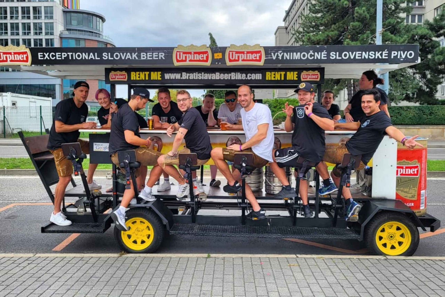 Bratislava: Ultimate Private Beer Bike tour