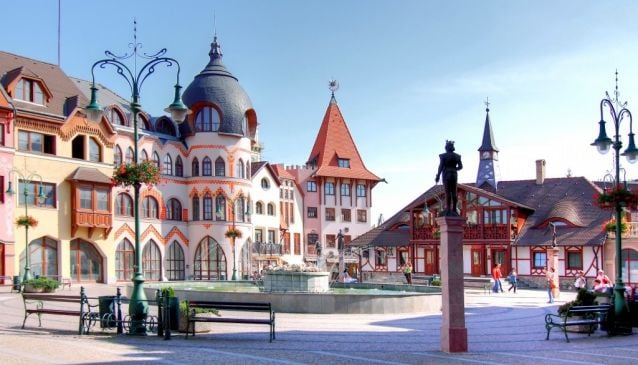 Courtyard of Europe in Komárno