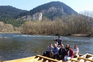 Vanuit Krakau: Dunajec River Gorge raften & Tree Toptrail