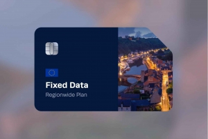 eSIM Europe Fixed Data for travelers | 1GB - 30GB