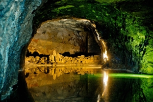 From Bratislava: Seegrotte Underground Lake Boating & Wine