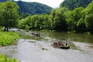 Von Krakau aus: Slovakia Treetop Walk und Dunajec Rafting Tour