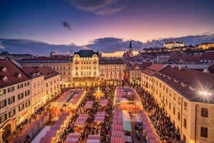 From Vienna: Bratislava Christmas Market Half Day Trip