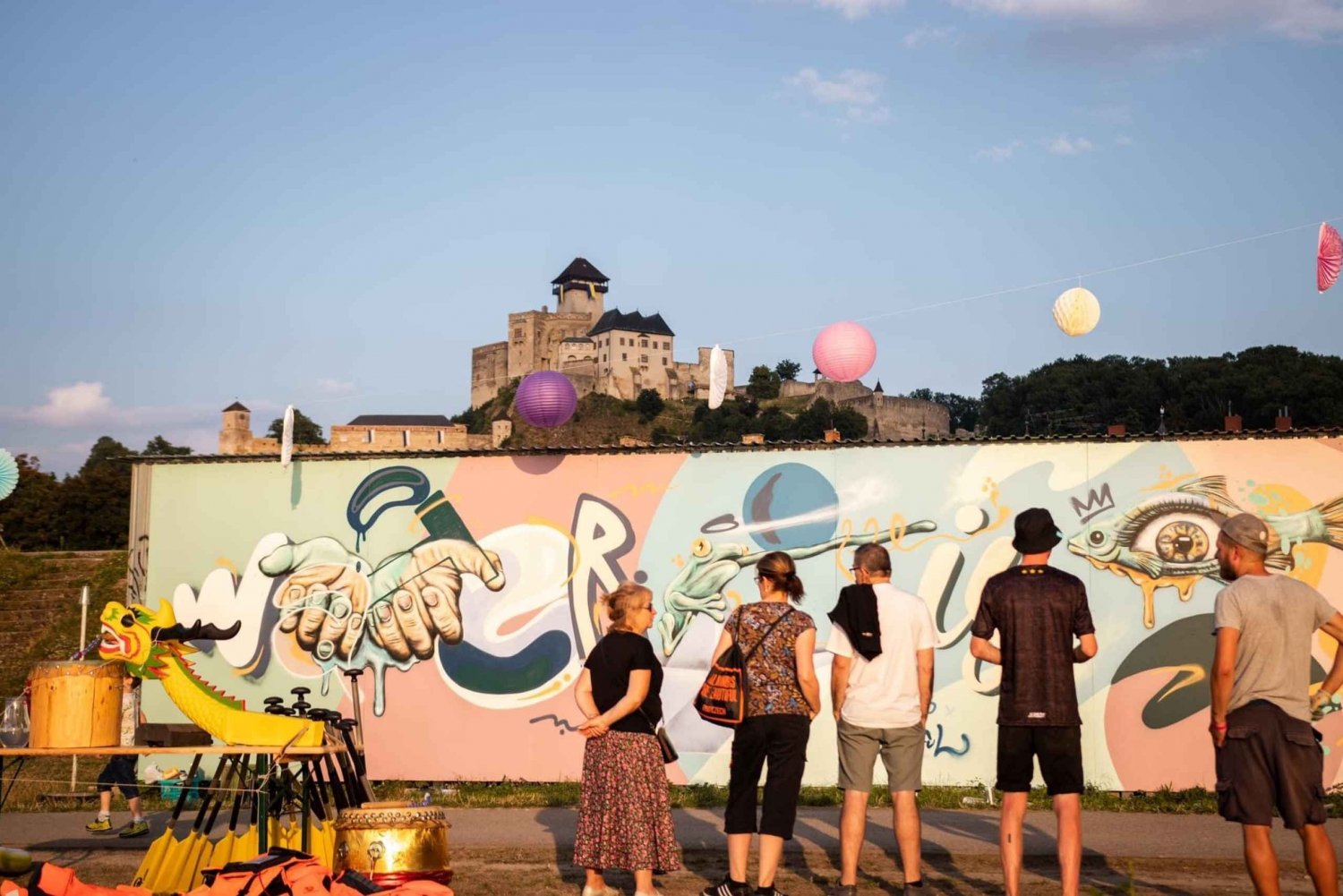 Trenčín: Recorrido a pie por el arte callejero
