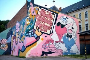 Trenčín: Straßenkunst-Tour zu Fuß