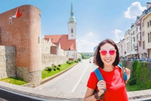 UFO Observation Deck Bratislava Private Tour mit Eintritt