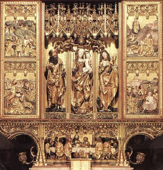 Wooden Gothic Altar
