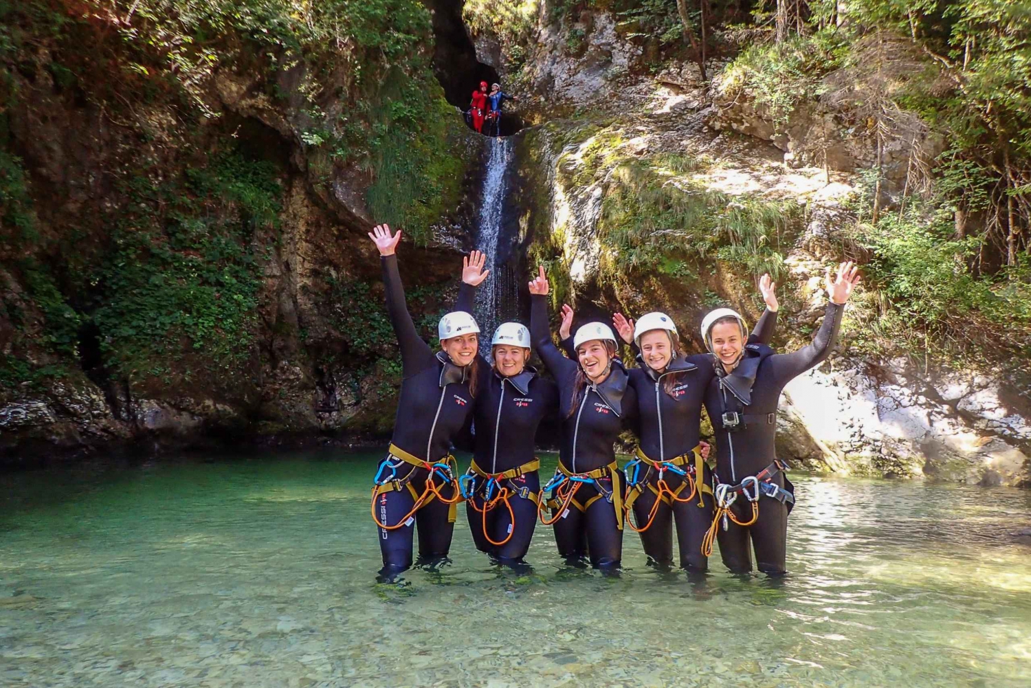 Bled: Guided Canyoning Tour with Transport
